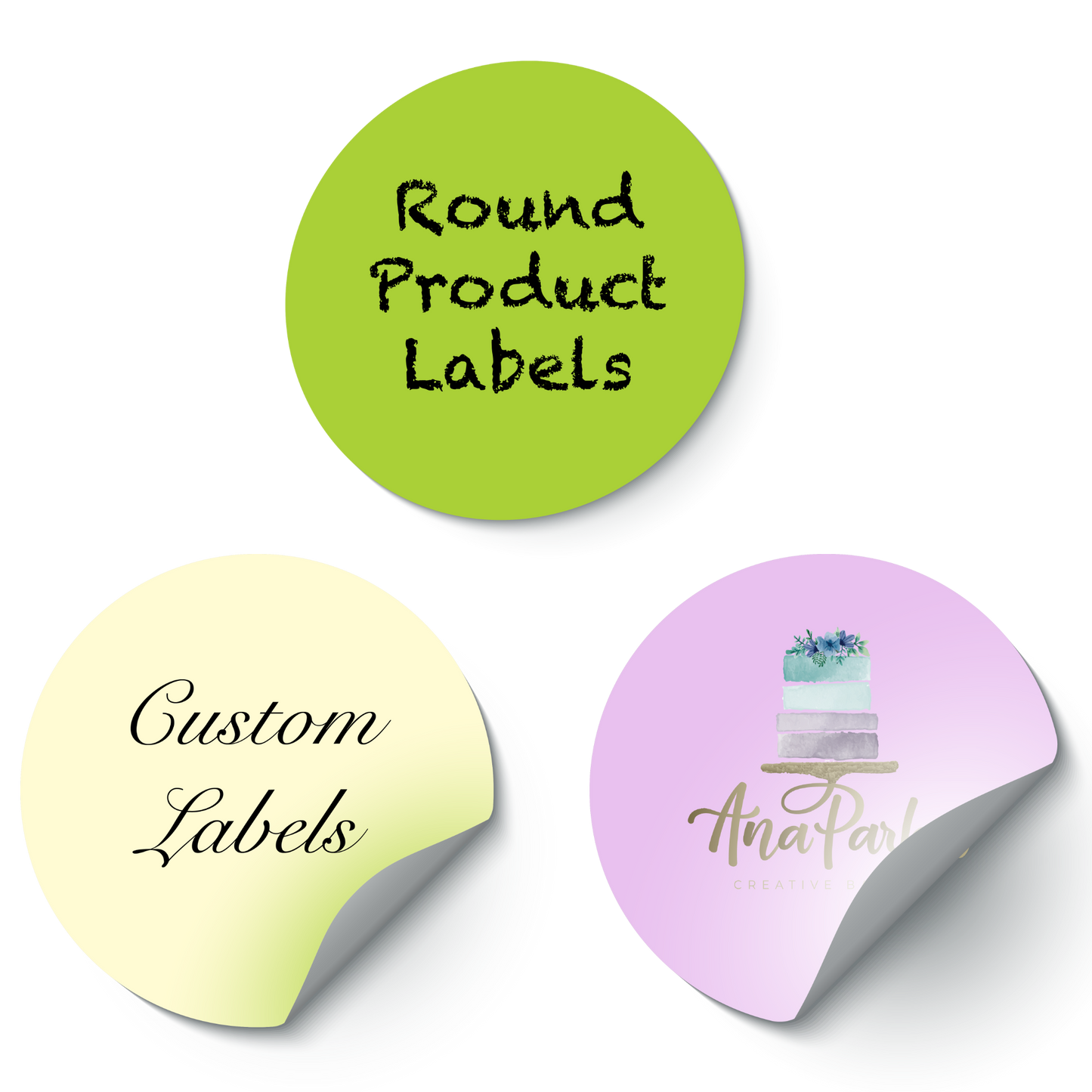 Custom Oval Labels