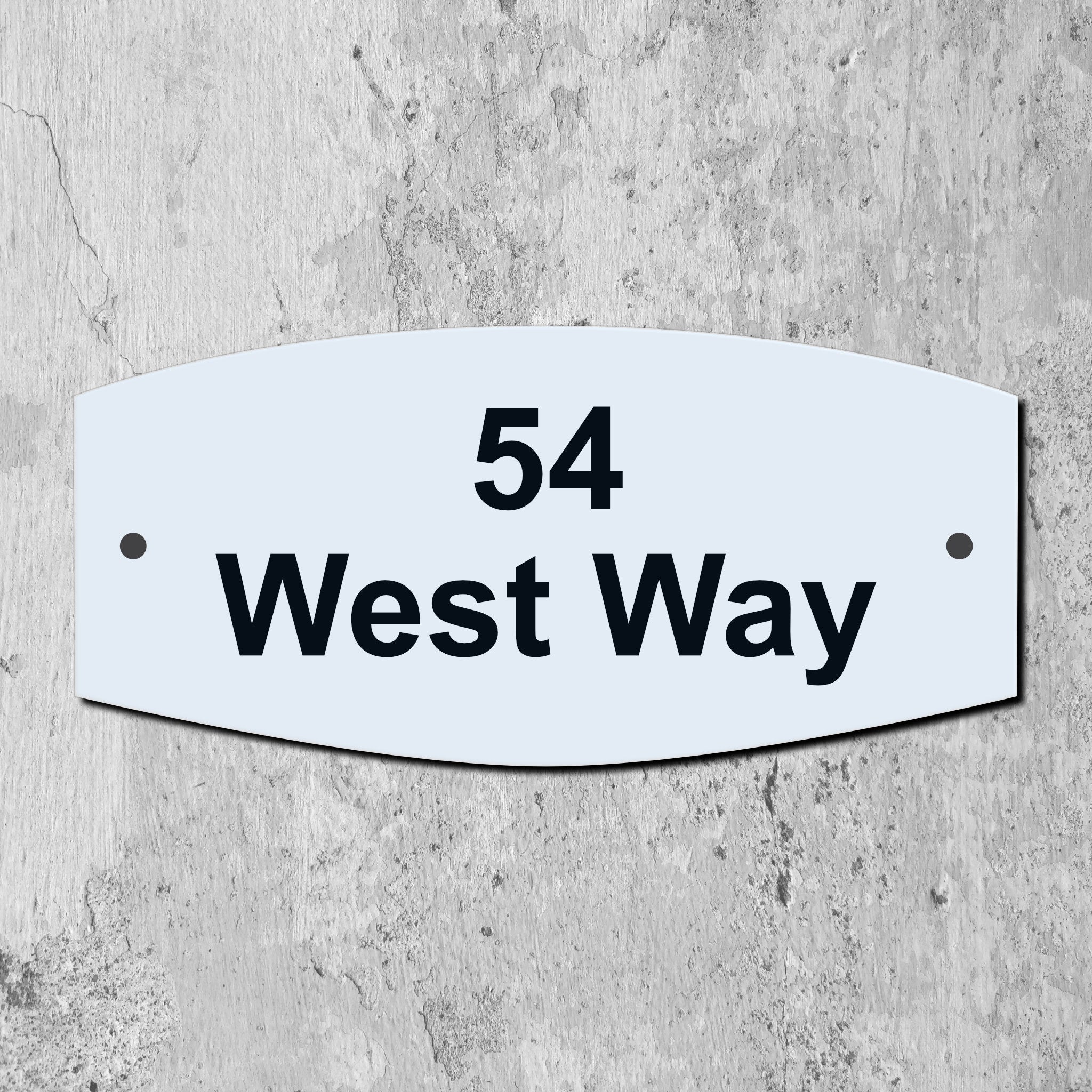 Acrylic House Sign - Round