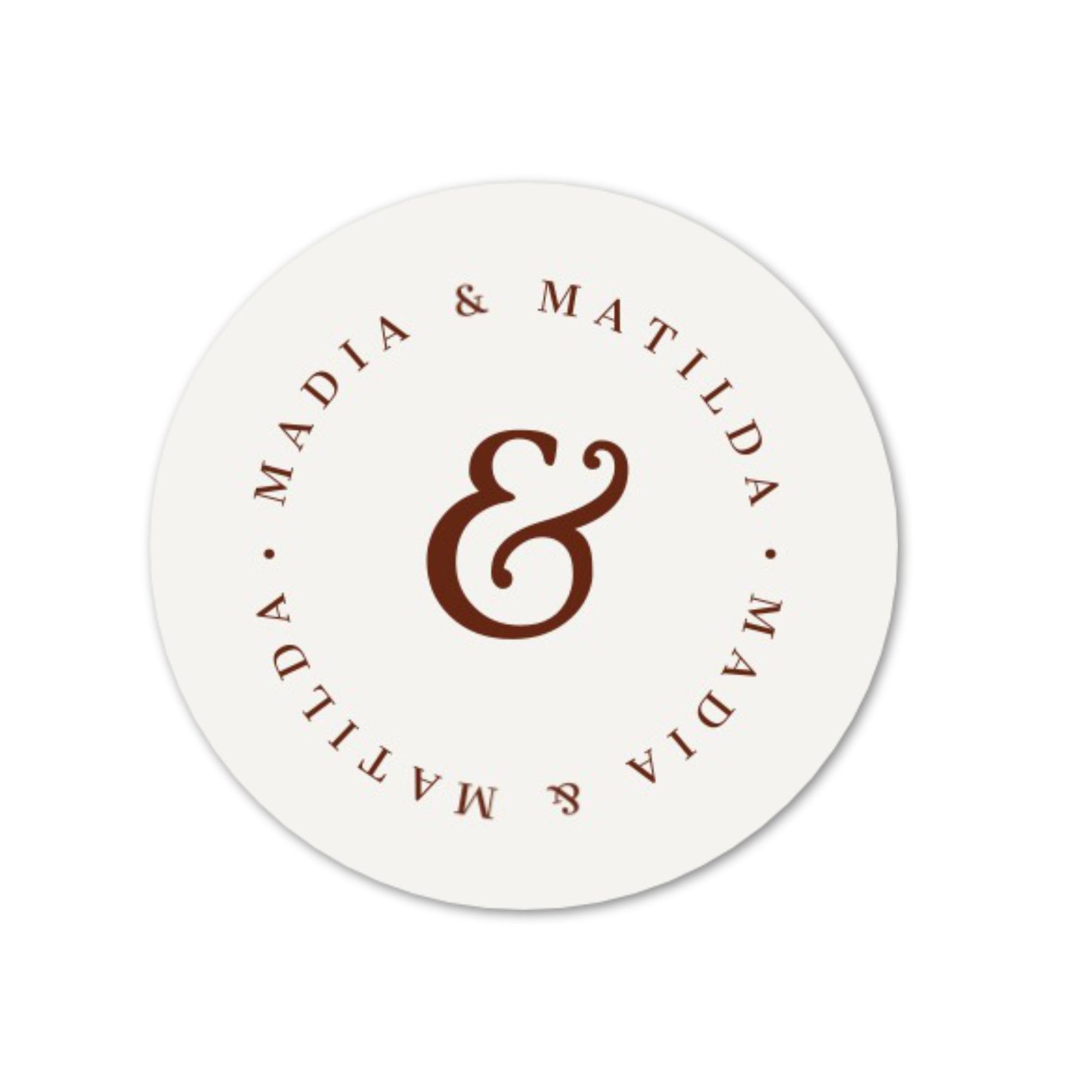 Custom, Bespoke Stickers 50mm Round